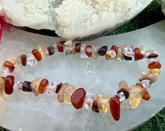 Pulseira de Cura com Cristal de Leão | Confiança • Criatividade • Alegria • Equilíbrio