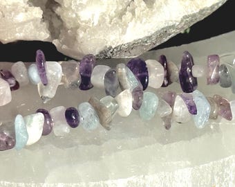 Pulseira de Cura com Cristais de Peixes | Intuição • Calma • Equilíbrio Emocional • Criatividade