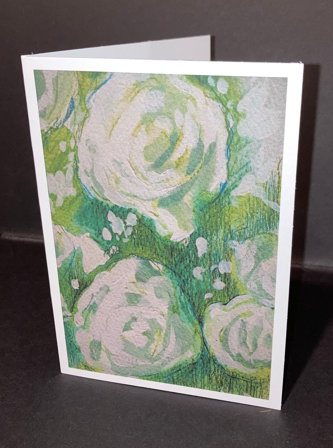 Notelets Floral Flower Notelets (PACK OF 5 or 10) A6 Greeings Cards / Notelets With ...