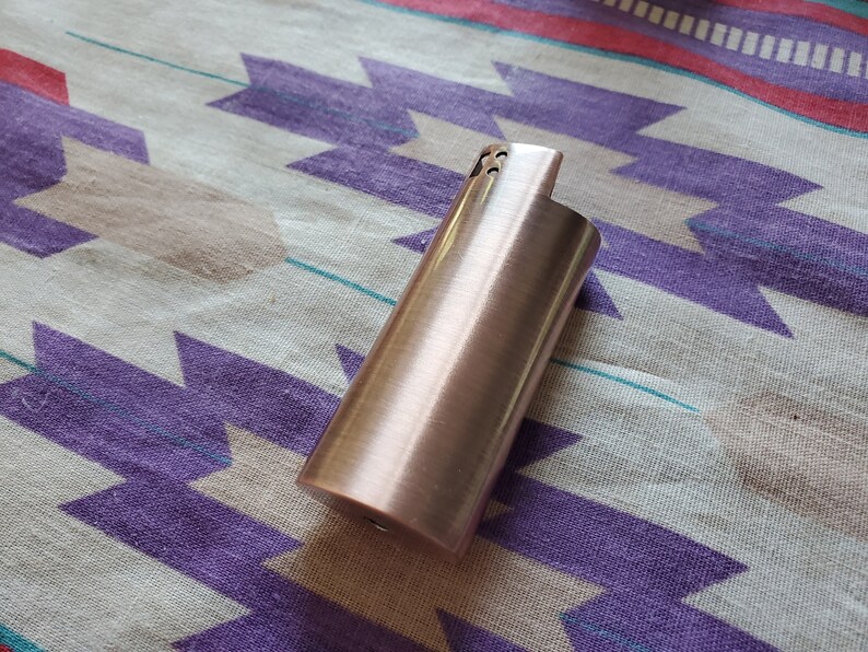 Blank Rose Gold Metal Lighter Case / Sleeve for Mini BIC Etsy