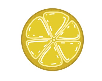 Lemon Slice Pop Sticker