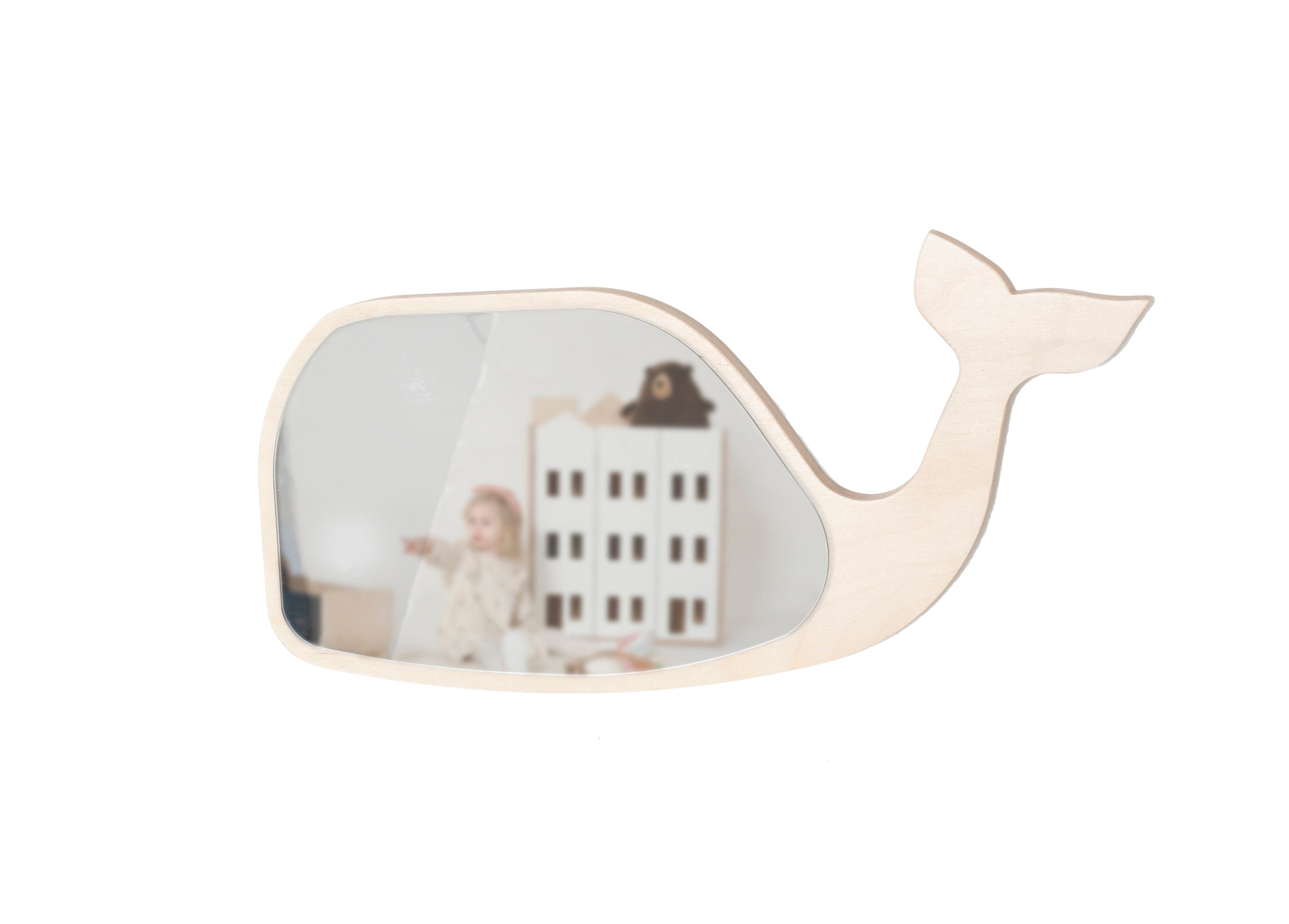 Orca Mirror Nursery Wall Mirrors Kids Room Wall Mirror Etsy