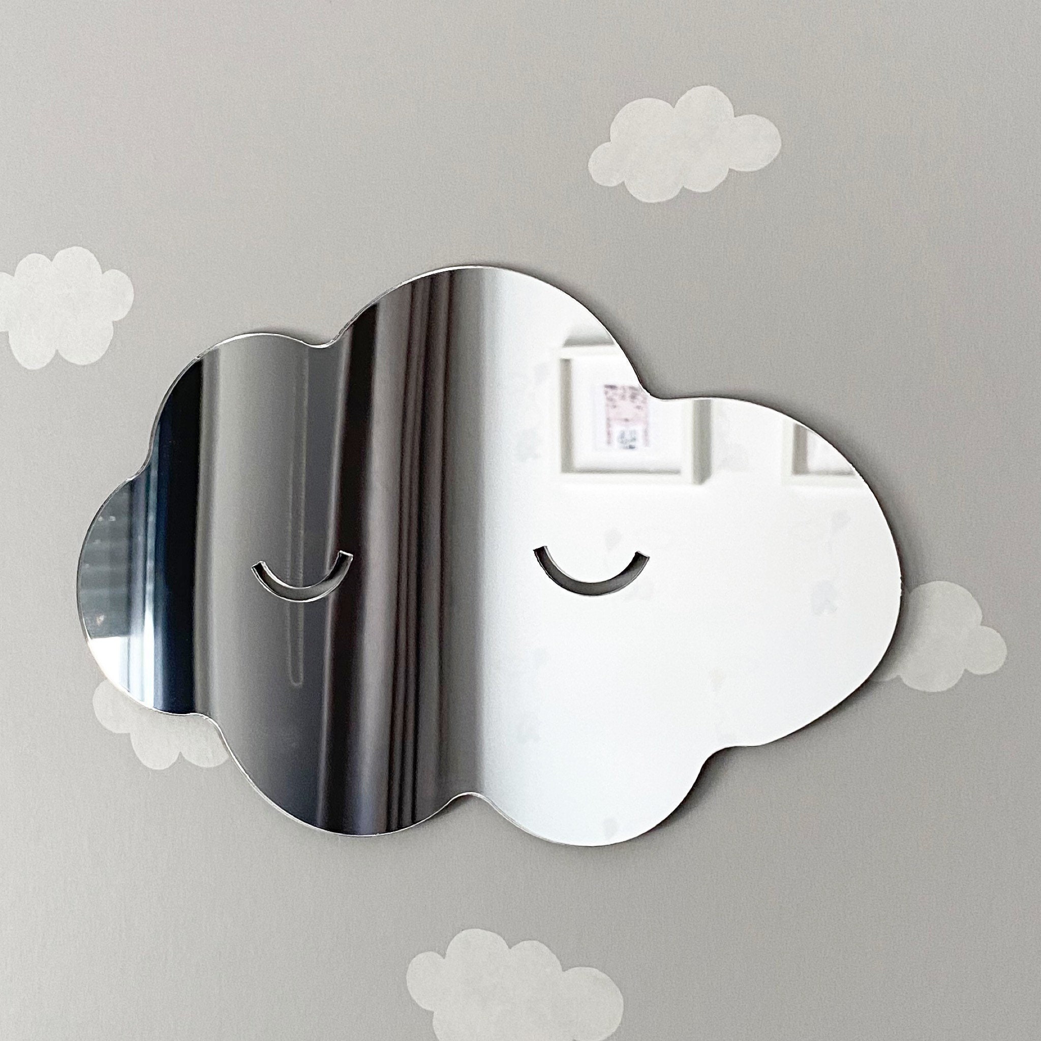 AcrylSpiegel Wolke Spiegel Kinderzimmer Wandspiegel Etsy