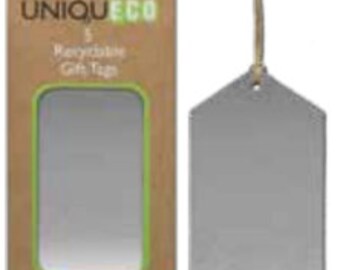 Kraft Recyclable Gift Tags - Silver