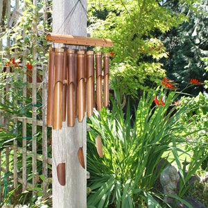 Double Antique Simple Bamboo Wind Chime