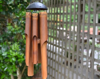 Plain Antique Simple Bamboo Wind Chime