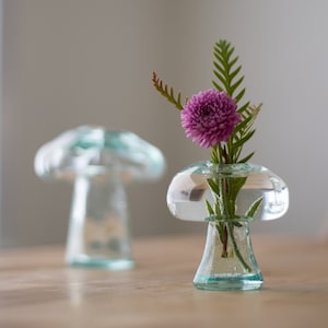 Small Handblown Mushroom Vase afbeelding 2