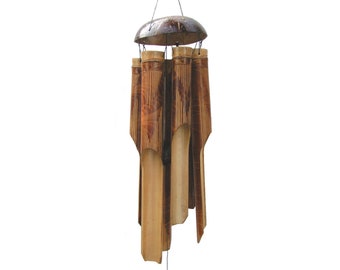 Simple Bamboo Wind Chime - Whisper Finish