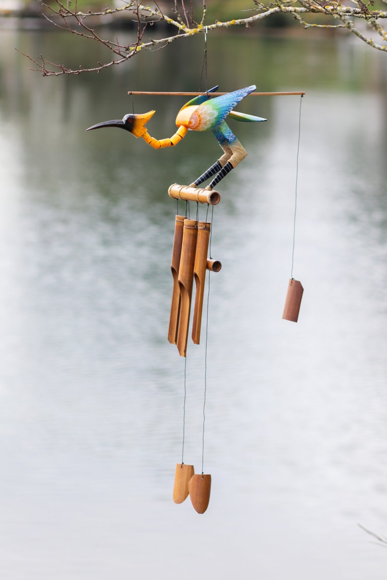 Sweet Bird Bobbing Head Wind Chime Bild 1