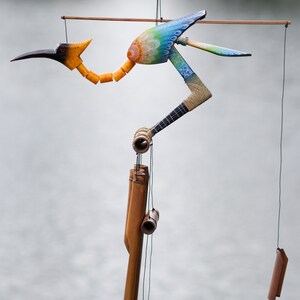 Sweet Bird Bobbing Head Wind Chime Bild 5