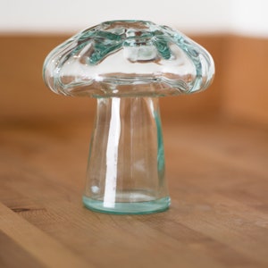 Small Handblown Mushroom Vase Large