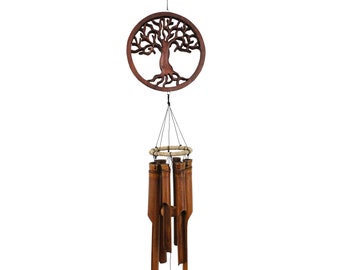 Tree of Life Bamboo Wind Chime
