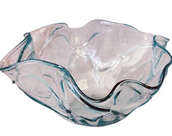 Large 18" diameter Glass Bowl