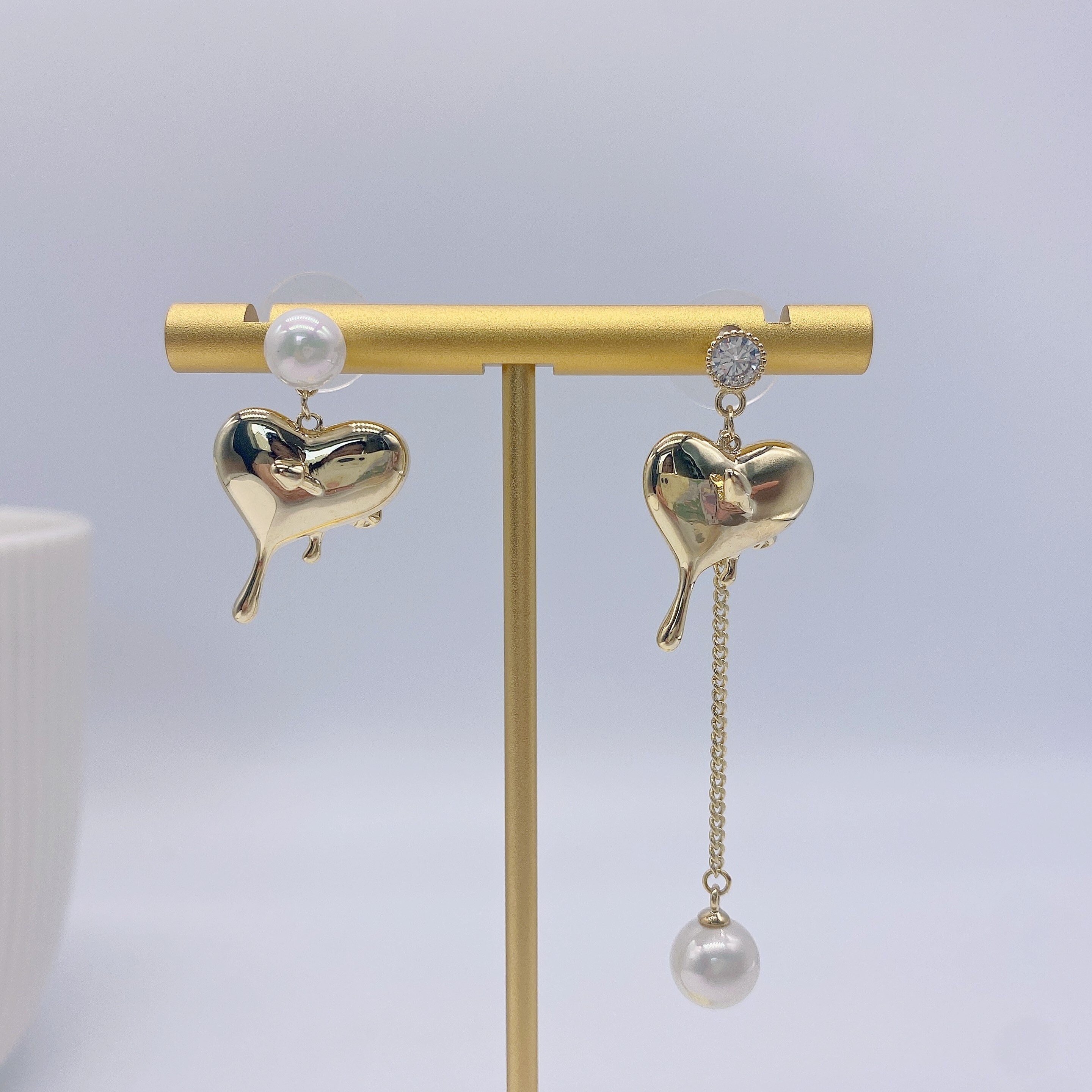 Herz Ohrringe vergoldet ungetragen Mode & Beauty Accessoires & Schmuck Herz Ohrringe vergoldet ungetragen Mode & Beauty Accessoires & Schmuck