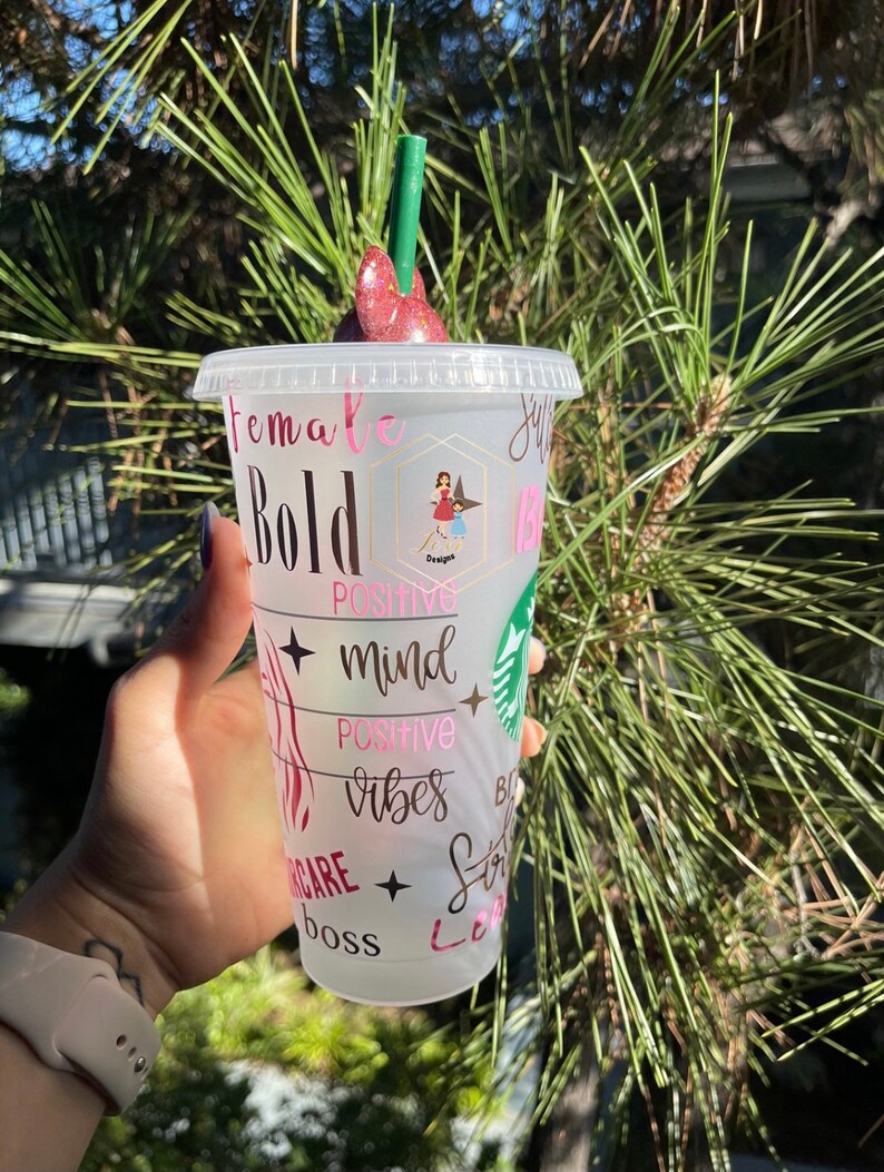 motivational Starbucks cup motivational tumbler custommade Starbucks woman empowerment quotes Woman empowerment cup