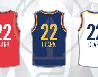 Caitlin Clark Basketball Jersey #22: SVG, PNG, AI Files (Digital Download)