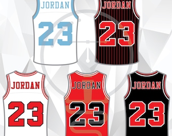 Camiseta de Michael Jordan n.° 23: Archivos SVG, PNG y AI de baloncesto de Chicago