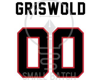 Clark Griswold Framed Jersey #00: Movie Jersey SVG, PNG, AI Files