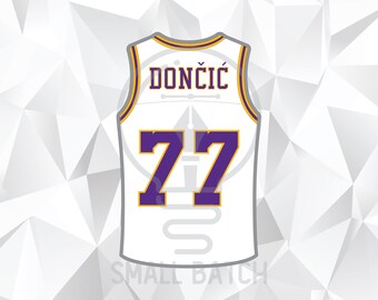 Luka Doncic Basketball Jersey #77: SVG, PNG, & AI Files - Etsy