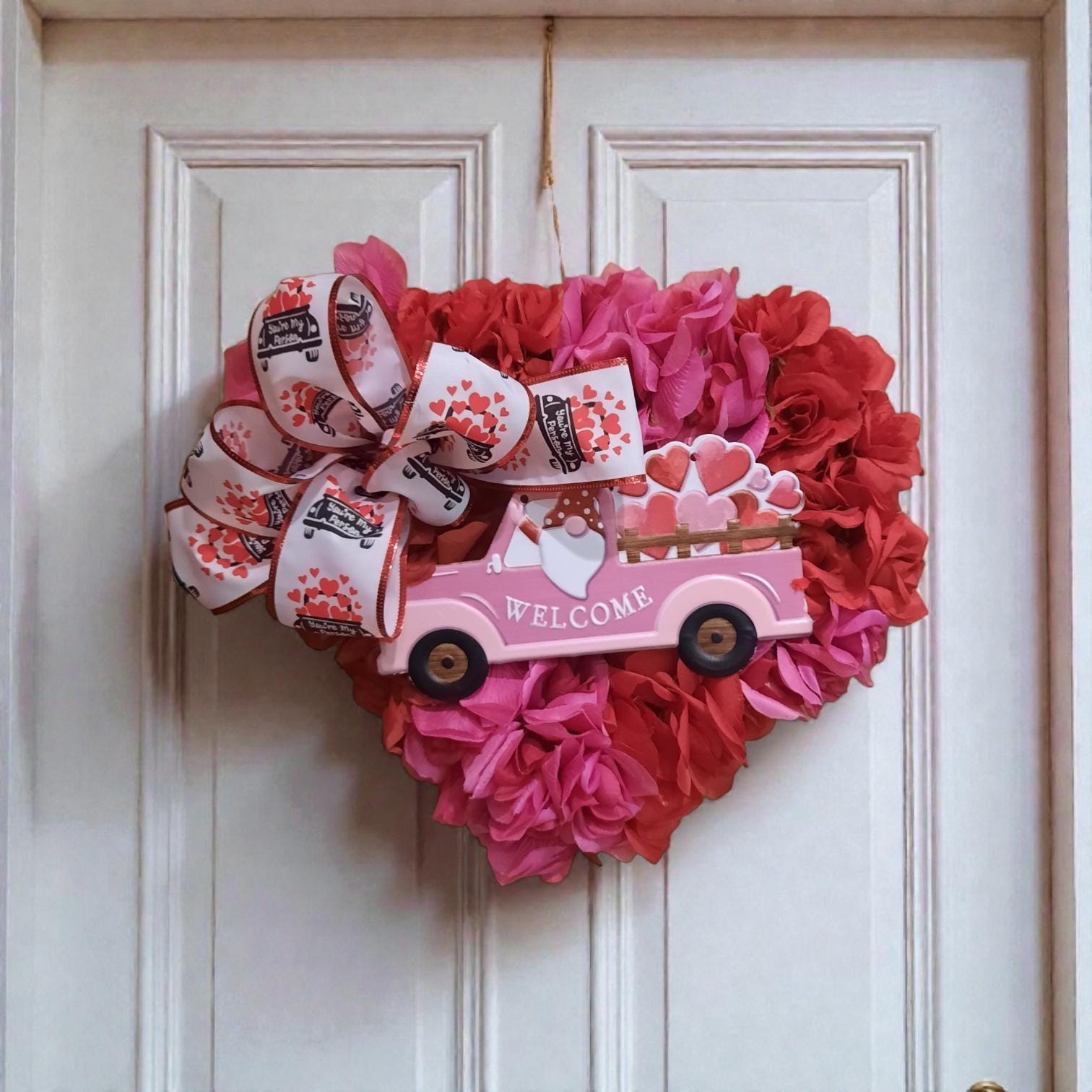 A Red Pickup Truck Decorated With Gift Boxes And A Christmas Wreath Stands Woods Santa Claus Magical Transportation New Year Image296246296