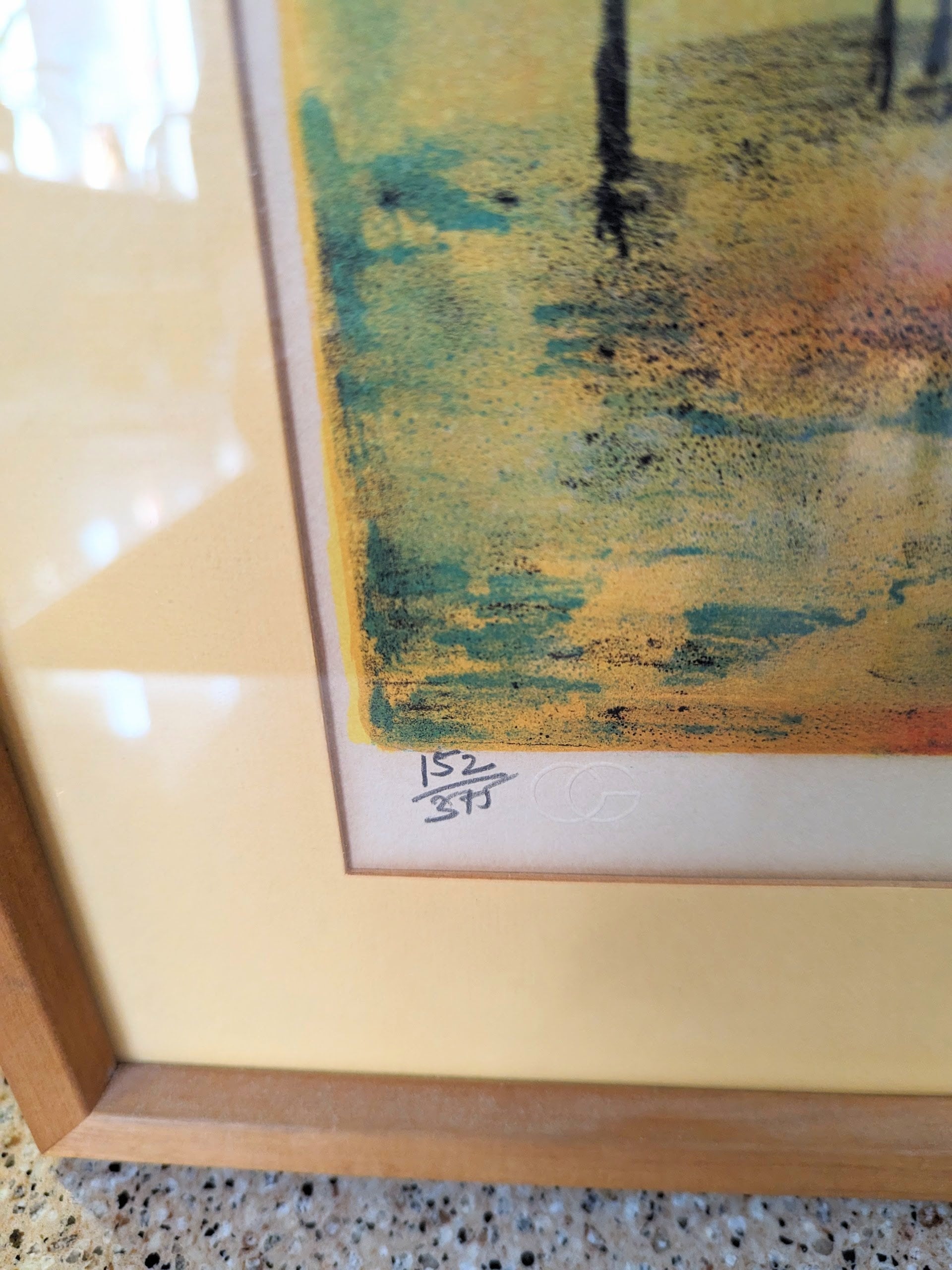 【ANTONIO RIVERA】風景画　リトグラフ　限定250部　直筆サイン入り ANTONIO RIVERA】風景画 リトグラフ 限定250部 直筆サイン入り