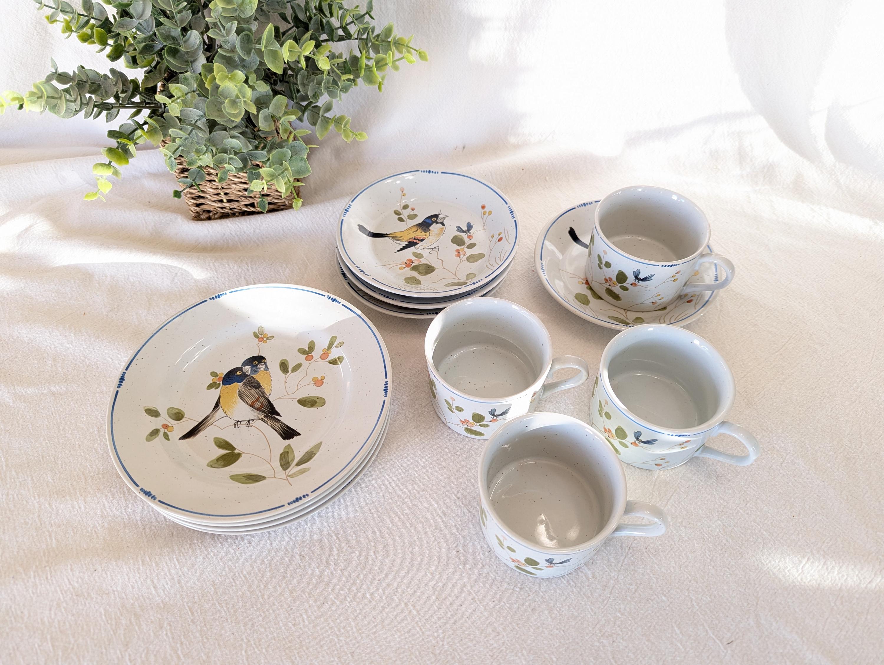 Fitz Floyd Bird Cups - Etsy