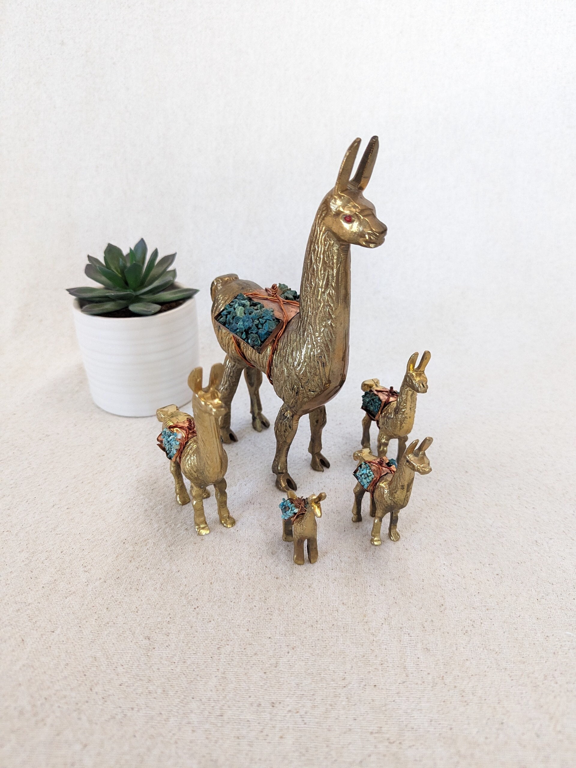 LAMA ALTERNATIVE EP#1 EP#2 未開封 ２枚セット Complete Set of 5 Llamas - Brass Bodies, Copper Pack Saddles