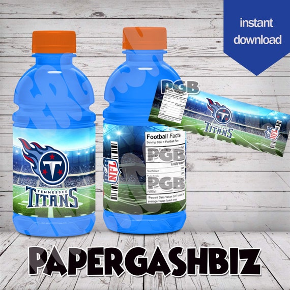 Tennessee Titans Sports Party Bottle Labels Tennessee Titans Sports Party Bottle Labels