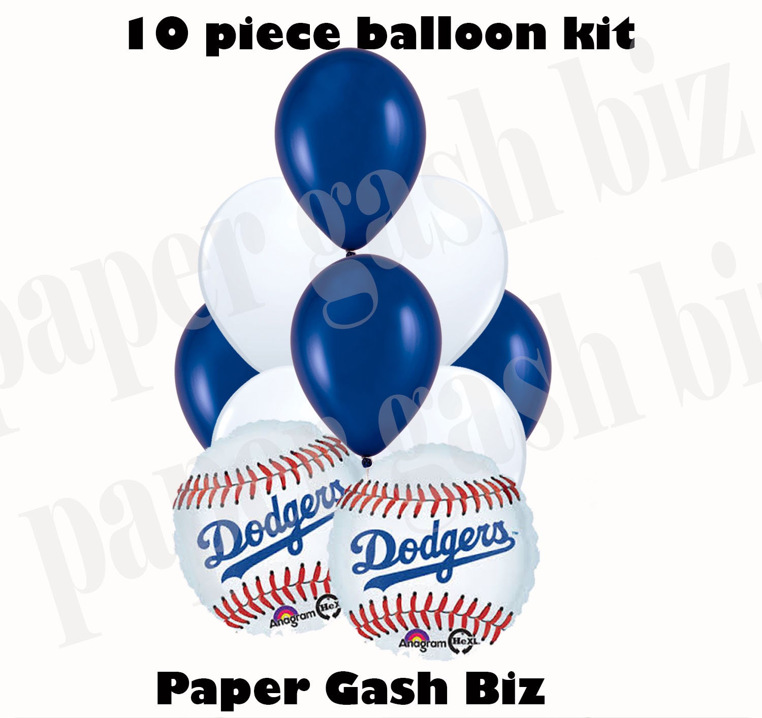 Los Angeles Dodgers Jersey 24 Mylar Foil Balloon