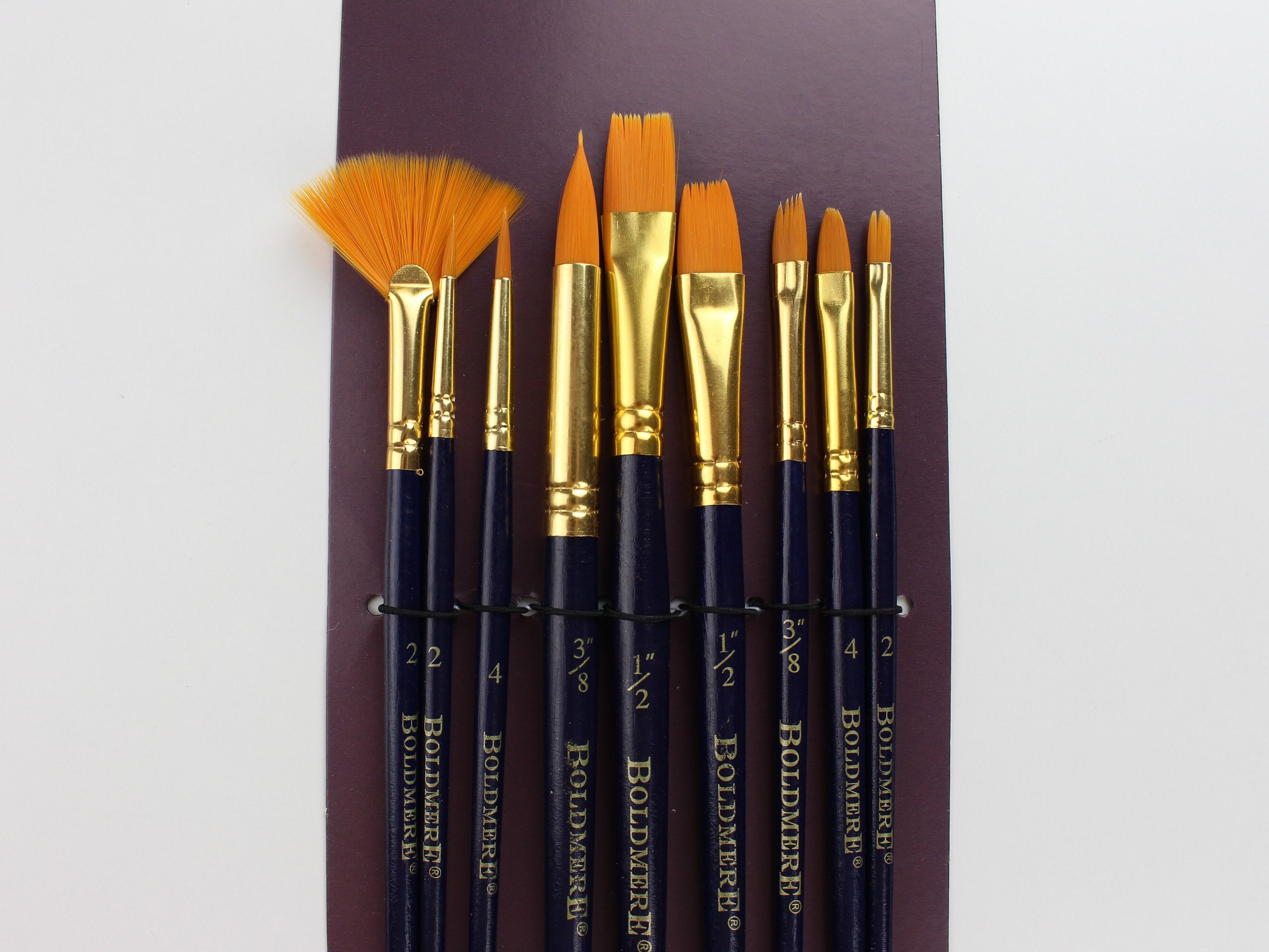 Boldmere 9 Piece Brush Set artist paint brush set Etsy