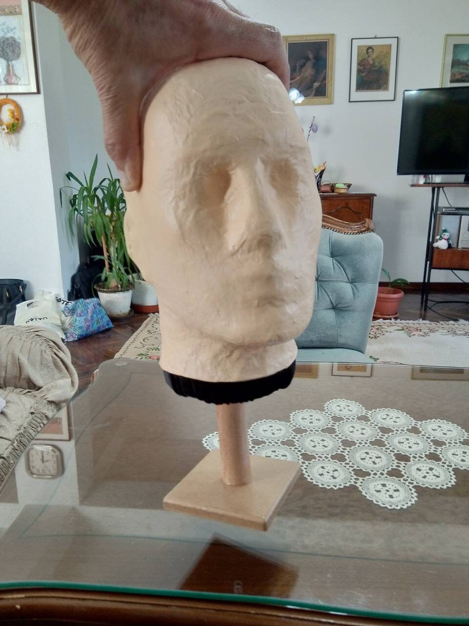 Handmade Male Mannequin Headstand Head display Stand Wig Etsy