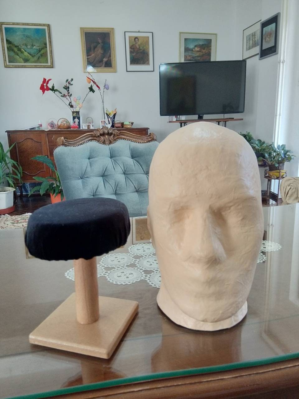 Handmade Male Mannequin Headstand Head display Stand Wig Etsy