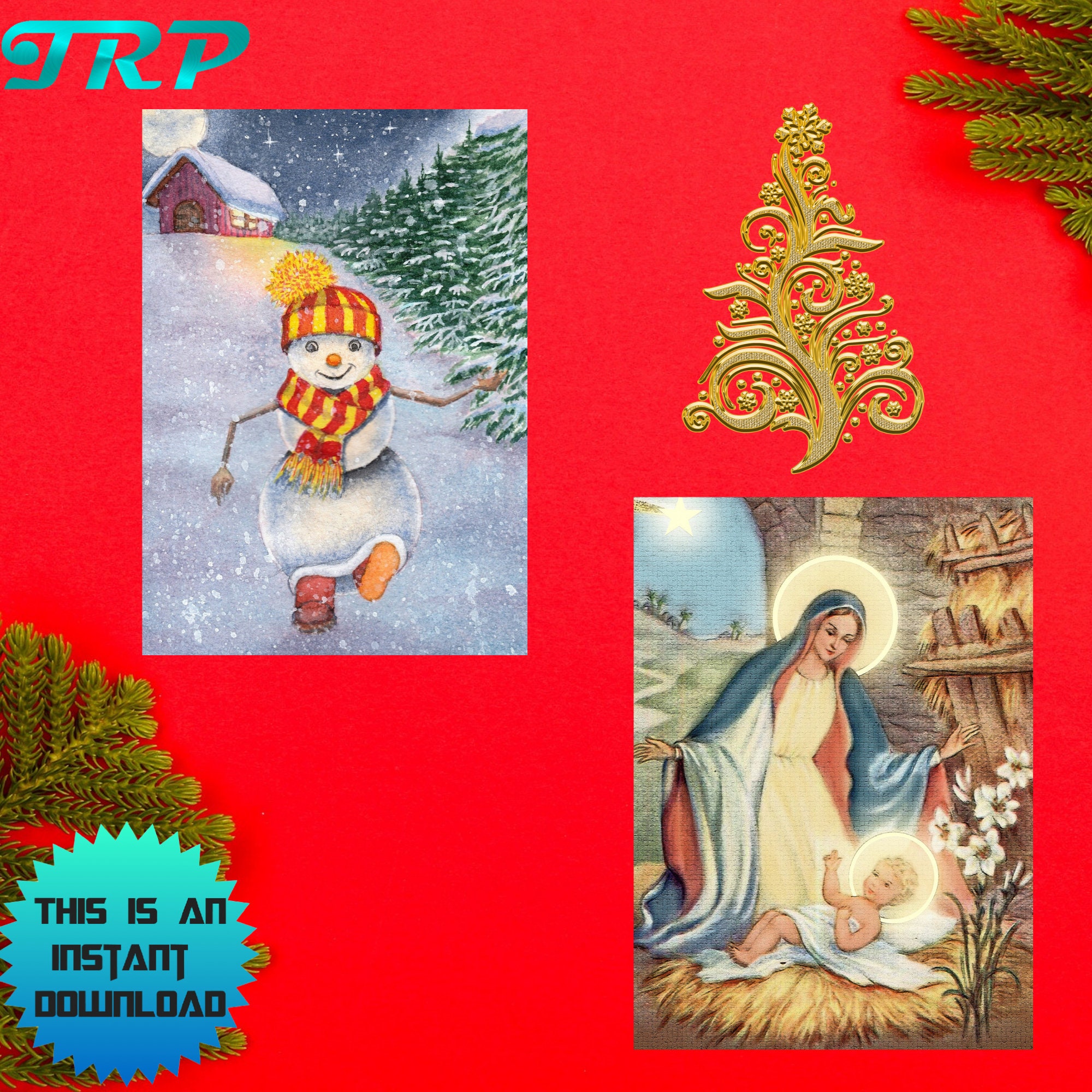 Printable holiday cards printable christmas cards etsy