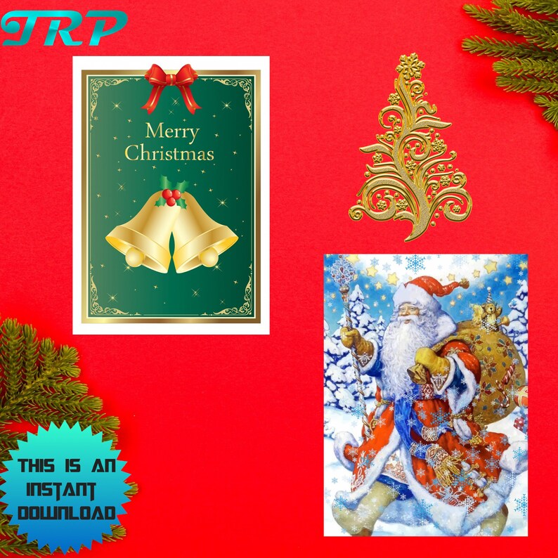 Printable Holiday Cards Printable Christmas Cards Etsy