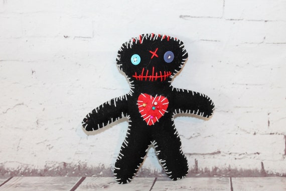 black voodoo doll