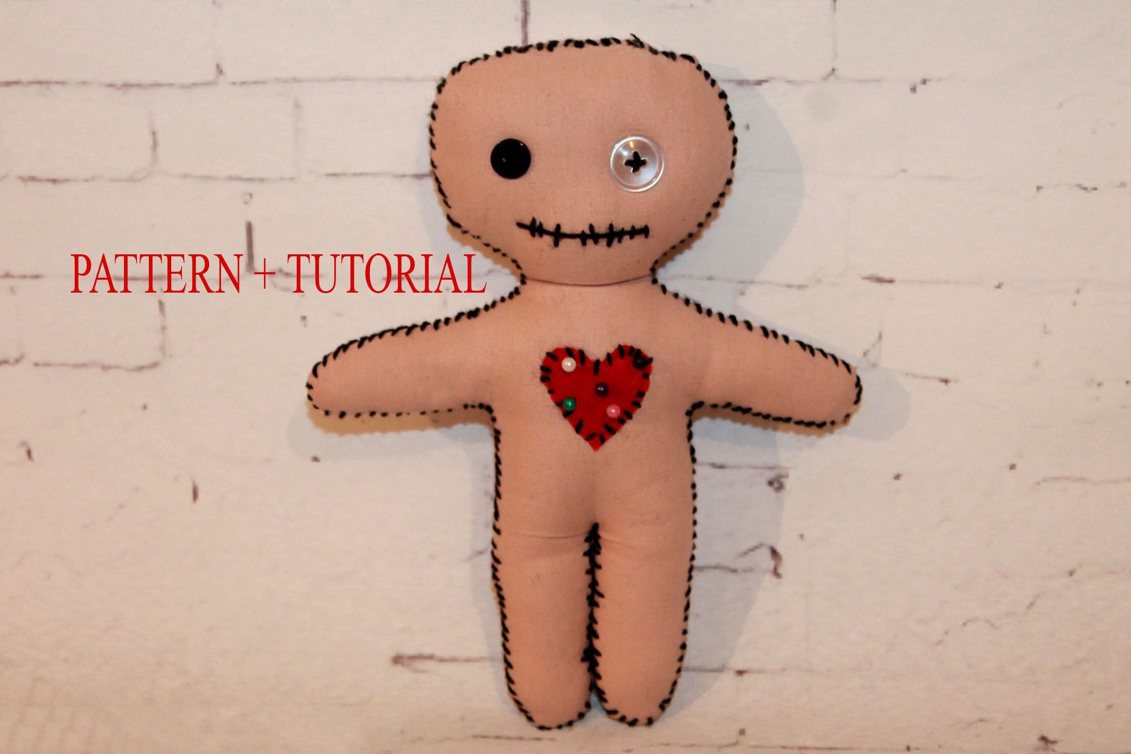 Pdf pattern Voodoo doll pattern voodoo sewing pattern PDF | Etsy
