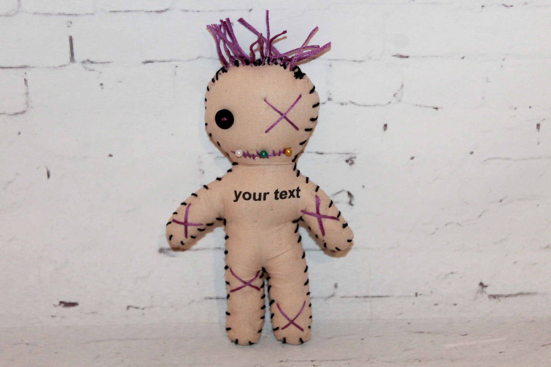 Benutzerdefinierte Voodoo Puppe Ihr Text hier Geschenk für ihn Etsy