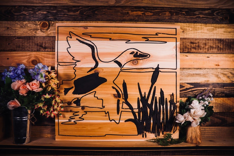 Flying Duck Wall Hanging