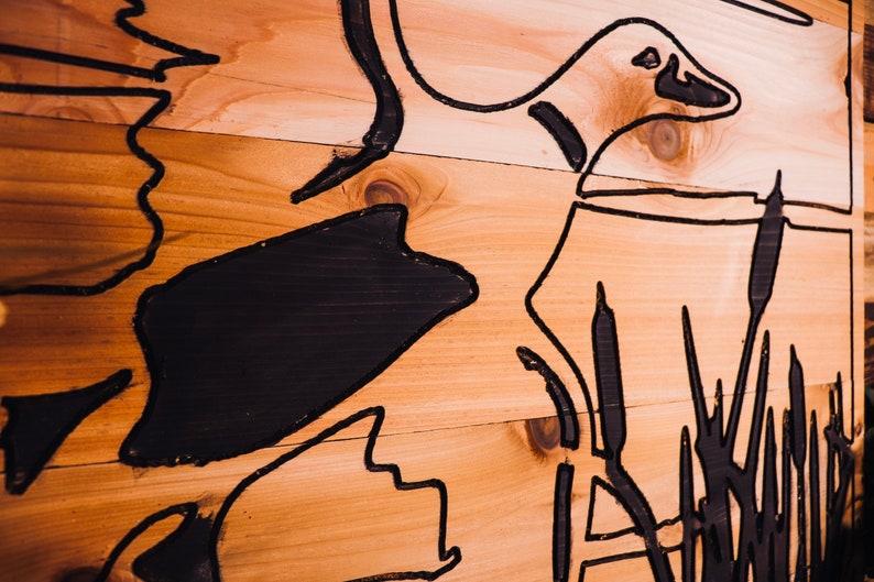 Flying Duck Wall Hanging