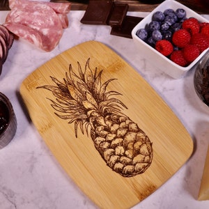 Totally Bamboo Pineapple Shaped Cutting & Serving Board