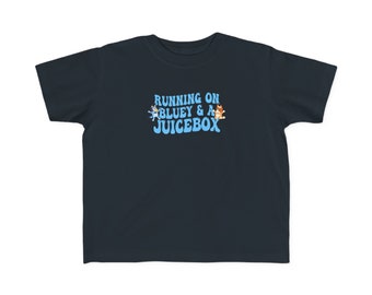 Toddler's Running On Bluey & a Juice Box Tee