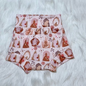 Princess Bummies, Bummie, High Waisted Shorts, Magical Bummies, Diaper Cover, Baby Bummies, Toddler Shorties, Toddler Bummies, Baby