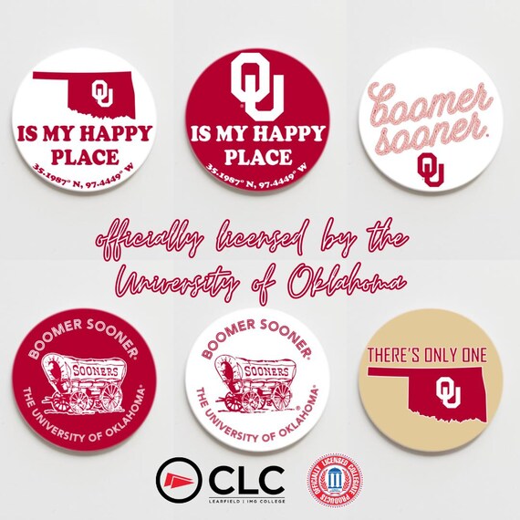 University of Oklahoma OU Game Day Button (6 Design Options
