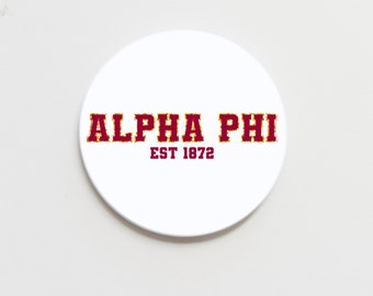 Alpha Phi Greek Varsity Button