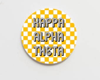 KAO Kappa Alpha Theta Gold Foil Crest Single or Bulk - Etsy