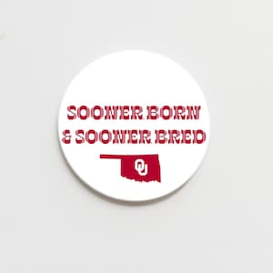 University of Oklahoma Sooner Born Button