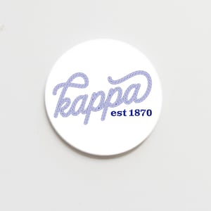 Kappa Kappa Gamma Greek Howdy Button