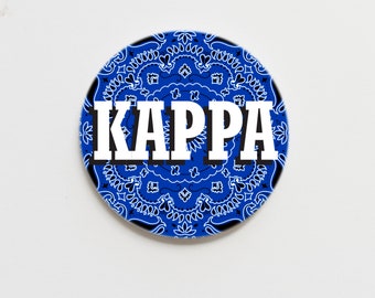 Kappa Kappa Gamma Greek Bandana Button