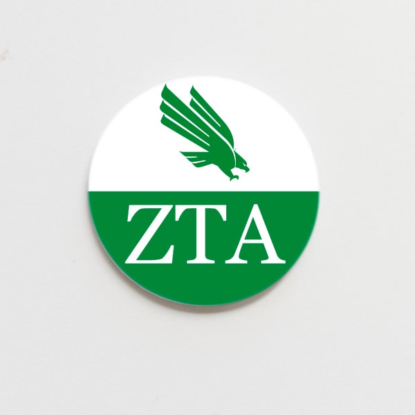 University of North Texas Zeta Tau Alpha Gameday Button