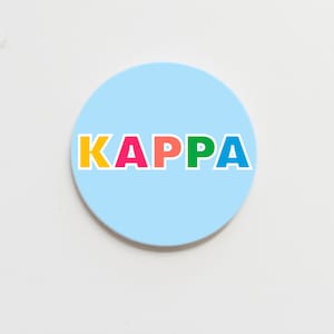 Kappa Kappa Gamma Color Me Greek  Button